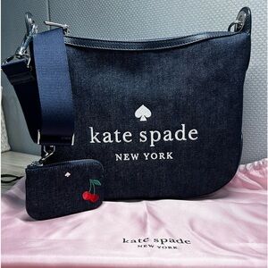 Kate Spade Rosie Denim Crossbody EUC